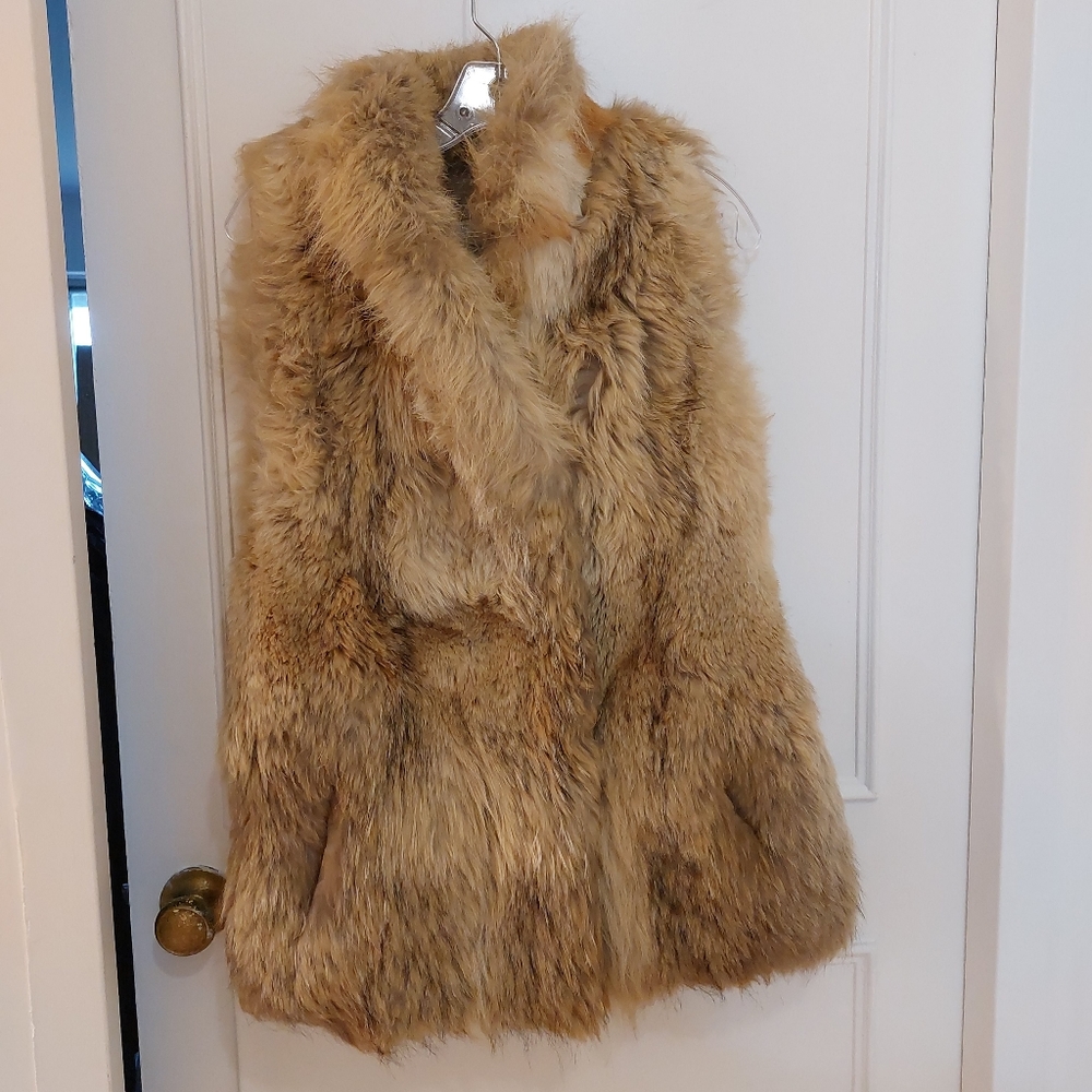 Fox fur vest vintage